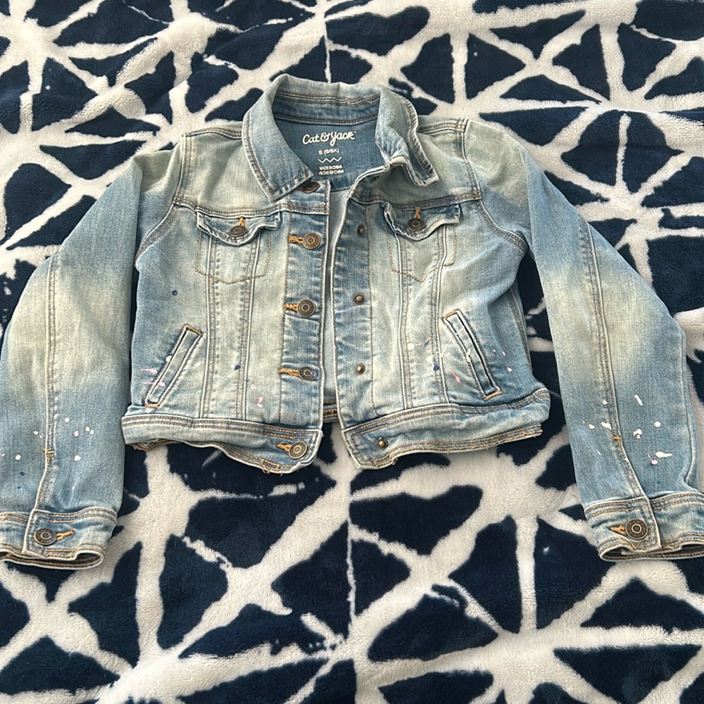 Girls denim jacket-BACK TO SCHOOL